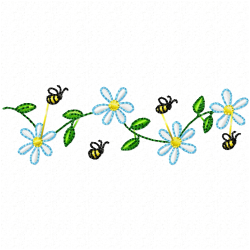 Flowers And Tree Embroidery Design 6 Flowers And Tree Embroidery Design 6